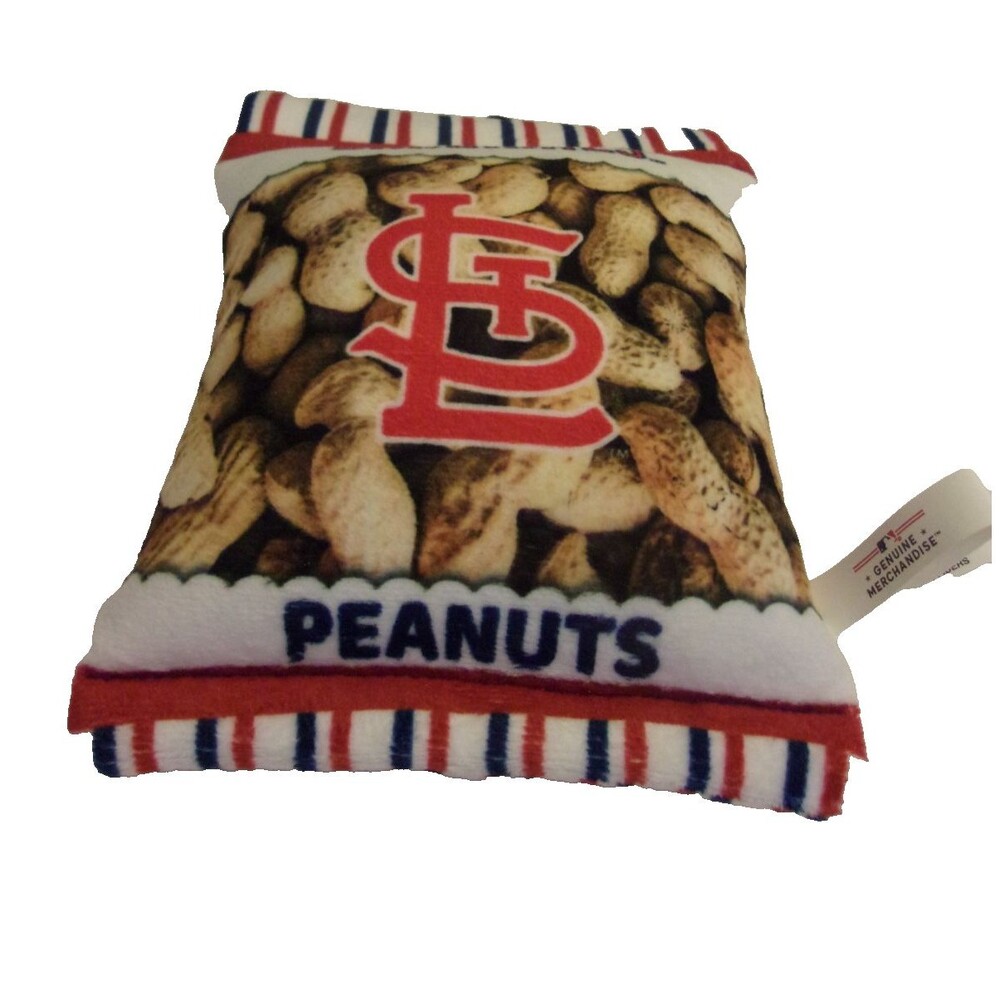 Pets First St. Louis Cardinals Peanut Bag Toy Crinkles Genuine Merchandise New